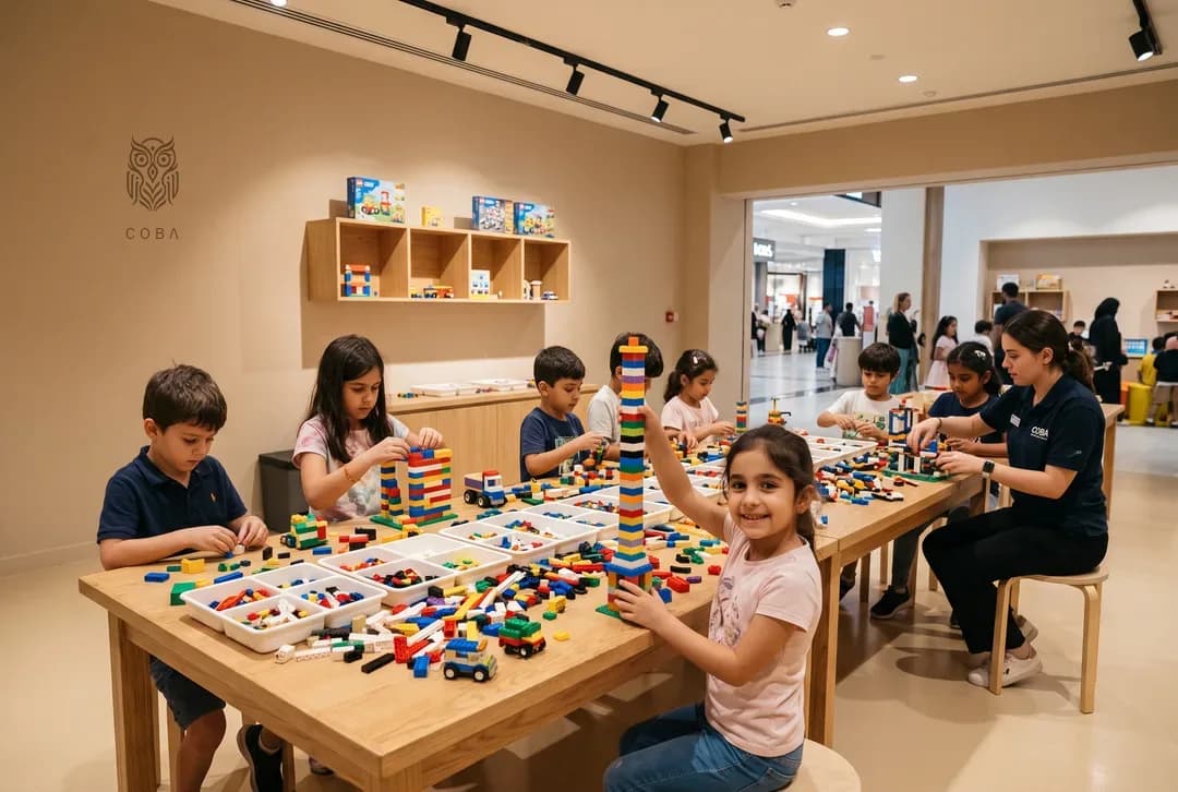 LEGO builders at COBA.